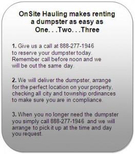 Dumpster Rental, Property Services, Junk Removal, Winter Protection