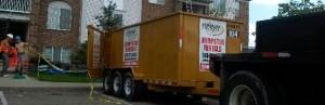 Michigan Dumpster Rental, Rubber Wheel Dumpsters, Clean Up Services