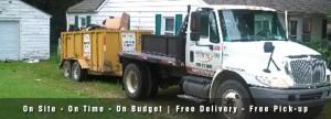 Michigan Property Services, Rubber Wheel Dumpster, Dumpster Rental