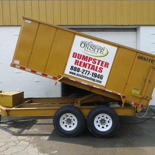 Dumpster Rental, Rubber Wheel Dumpster, Michigan Property Services